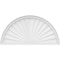 Ekena Millwork Half Round Sunburst Architectural Grade PVC Pediment, 36"W x 18"H x 2"P PEDPS036X180HRO01 - alternate 5